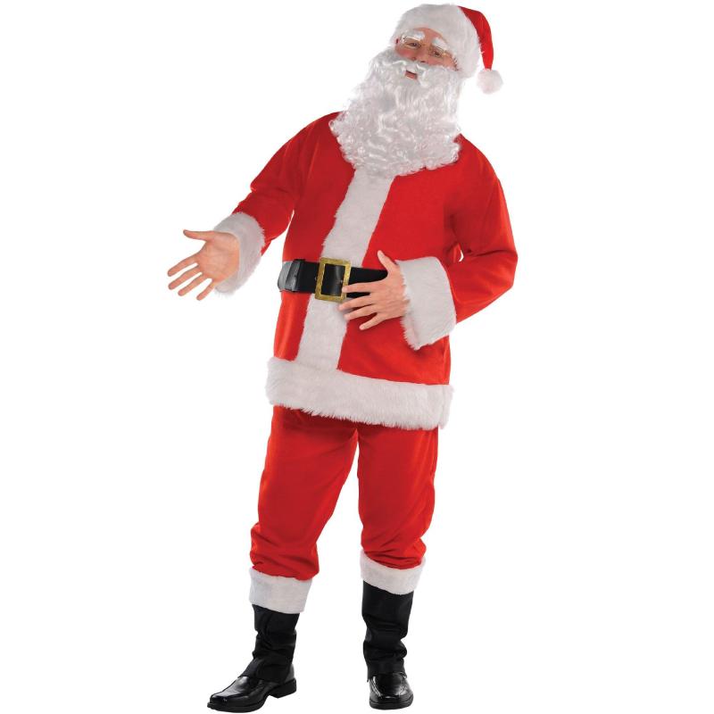 Christmas | Adult Classic Santa Suit, 7Pc Christmas Christmas