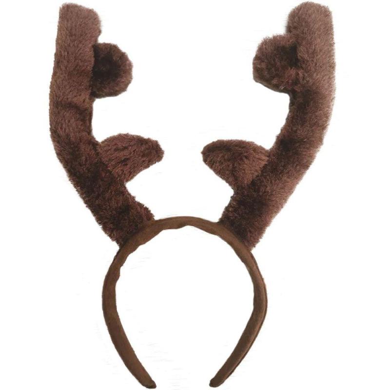 Christmas | Plush Reindeer Antler Headband For Adults Christmas Christmas