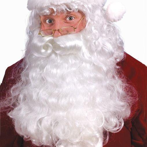 Christmas | Santa Wig & Beard Set Deluxe Christmas Christmas