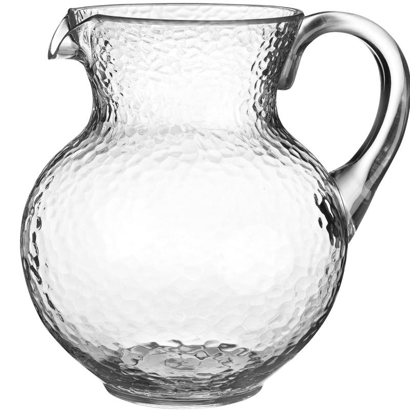 Cinco de Mayo | Clear Hammered Margarita Pitcher Cinco de Mayo Cinco de Mayo