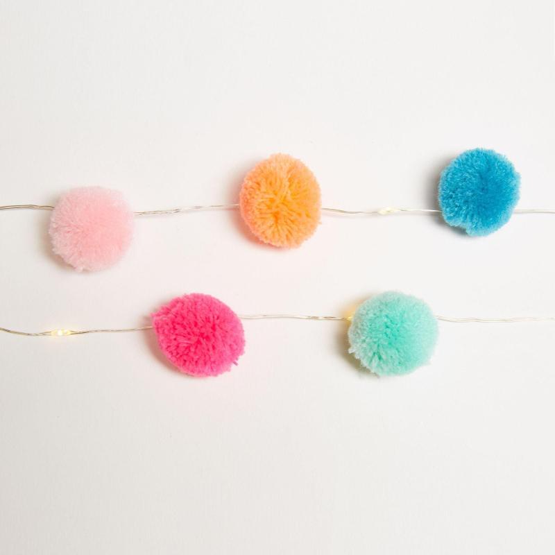 Cinco de Mayo | Colorful Pom-Pom Led String Lights Cinco de Mayo Cinco de Mayo