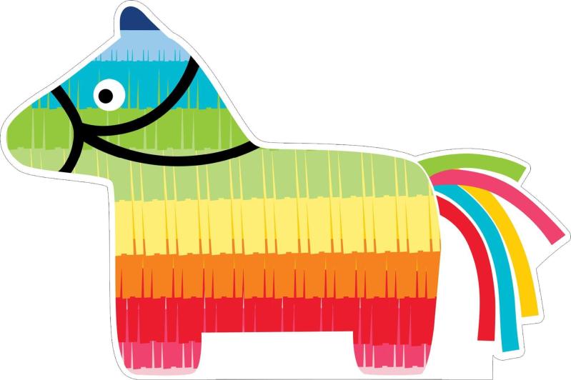 Cinco de Mayo | Donkey Pinata Cardboard Cutout, 33In X 22In – Fiesta Cinco de Mayo Cinco de Mayo