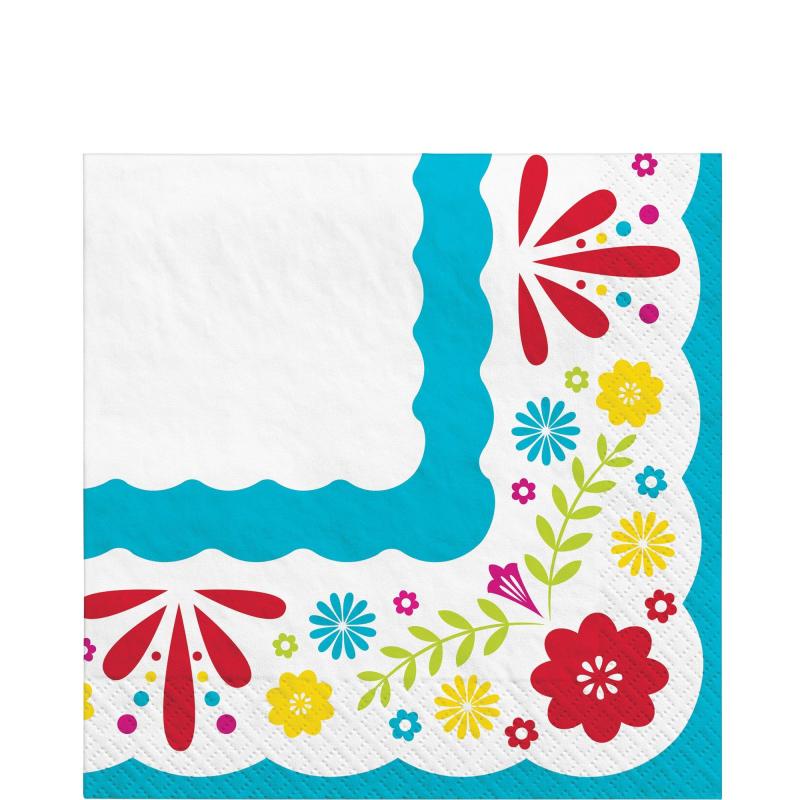 Cinco de Mayo | Fiesta Viva La Party Paper Lunch Napkins, 6.5In, 40Ct Cinco de Mayo Cinco de Mayo