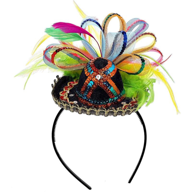 Cinco de Mayo | Mini Fiesta Sombrero Headband Cinco de Mayo Cinco de Mayo