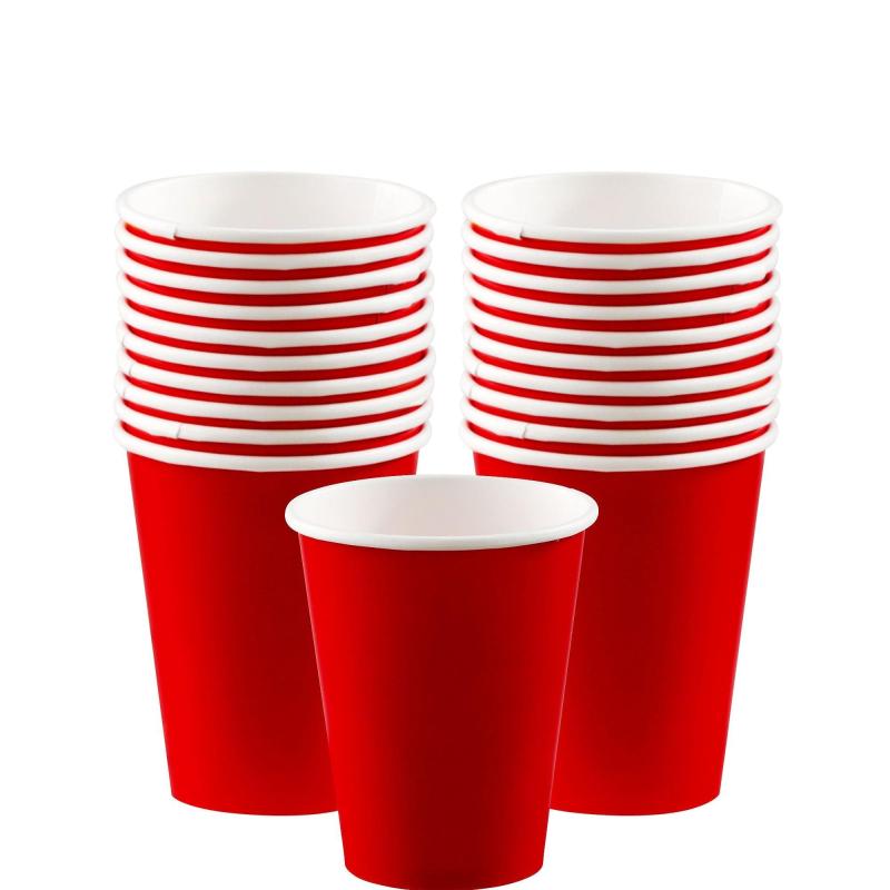 Cinco de Mayo | Red Paper Cups 20Ct Cinco de Mayo Cinco de Mayo