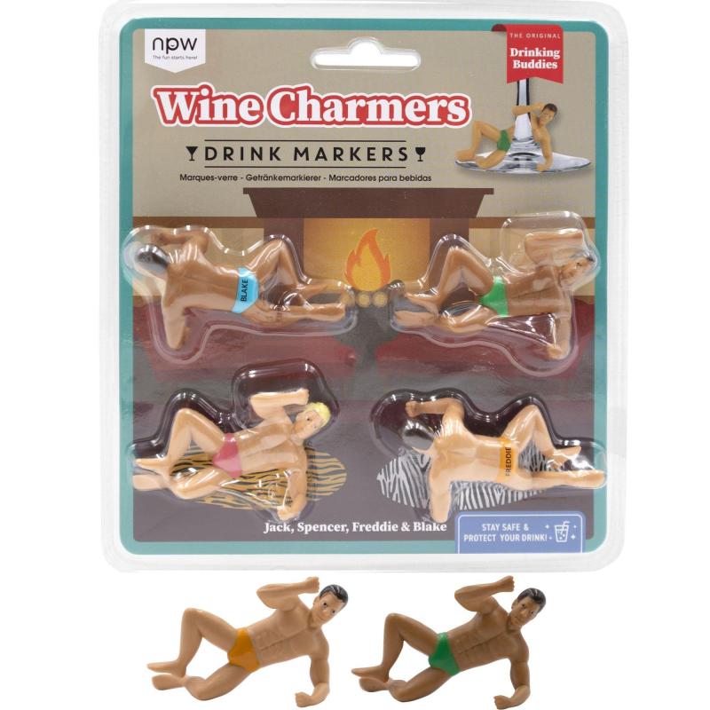 Cinco de Mayo | Wine Charmers Drink Markers, 4Ct Cinco de Mayo Cinco de Mayo