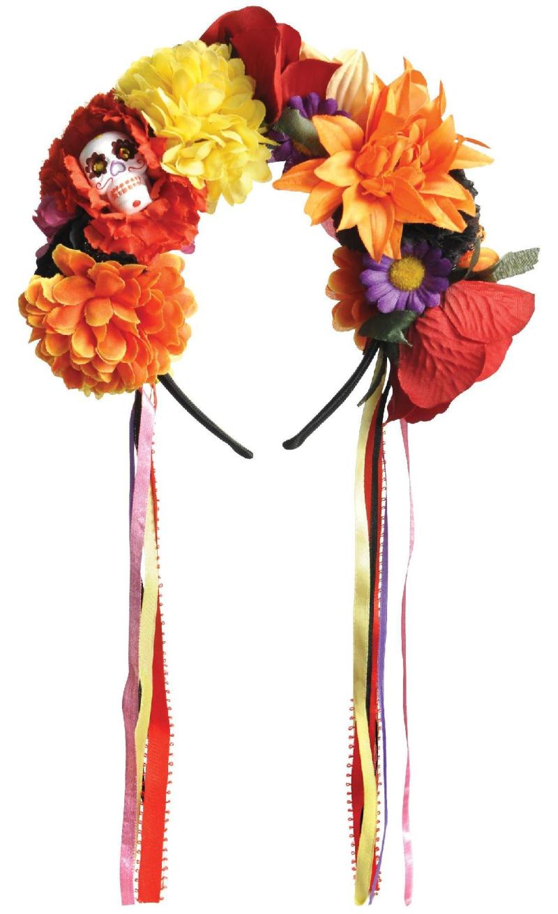 Day of the Dead | Day Of The Dead Floral Headband Day of the Dead Day of the Dead