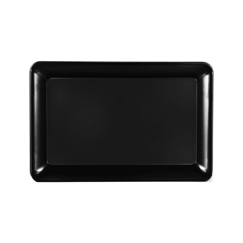 Day of the Dead | Medium Black Plastic Rectangular Platter Day of the Dead Day of the Dead