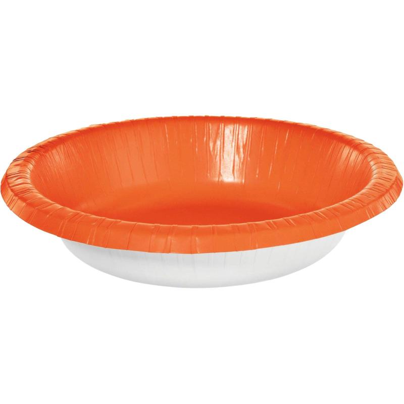 Day of the Dead | Orange Paper Bowls, 20Oz, 20Ct Day of the Dead Day of the Dead