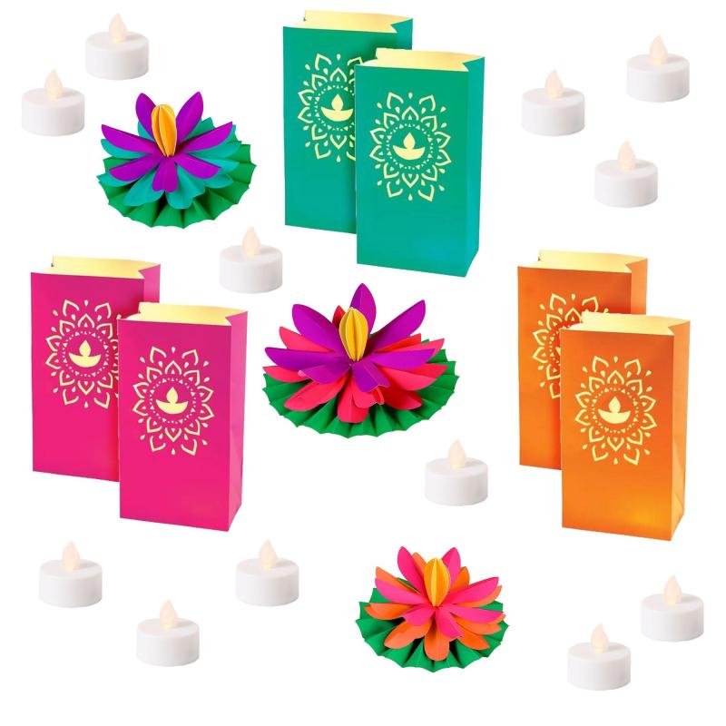 Diwali | Lotus Diya Diwali Decorating Kit Diwali Diwali