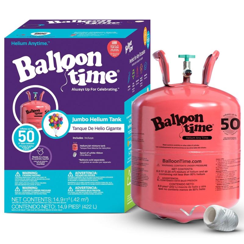 Juneteenth | Helium Tank – Balloon Time, Jumbo, 14.9Cu Ft, 12In Holidays & Occasions Juneteenth