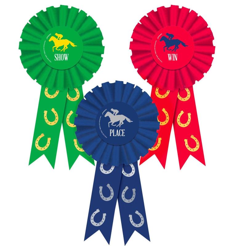 Kentucky Derby | Horse Race Award Ribbons 3Ct Holidays & Occasions Kentucky Derby