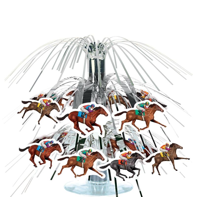 Kentucky Derby | Horse Racing Cascade Centerpiece, 7.5In Holidays & Occasions Kentucky Derby