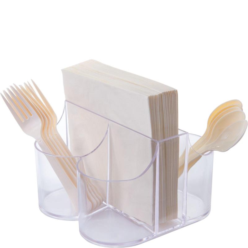 Lunar New Year | Clear Plastic Cutlery Caddy Holidays & Occasions Lunar New Year