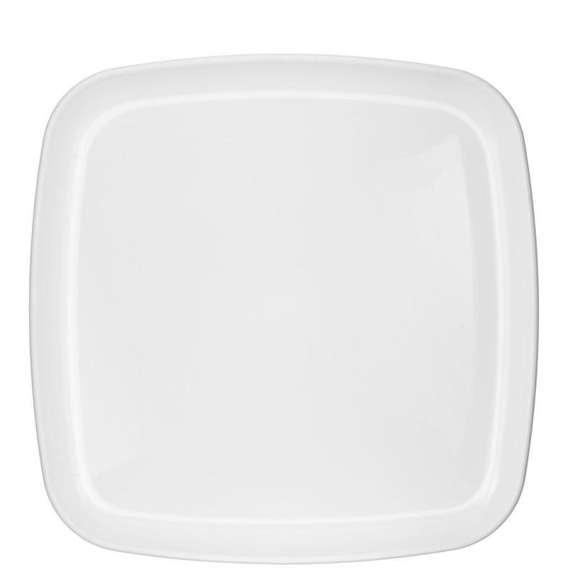 Lunar New Year | White Plastic Square Platter Holidays & Occasions Lunar New Year