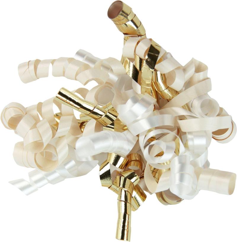 Mother’s Day | Gold/Cream/White Curly Bow Holidays & Occasions Mother's Day