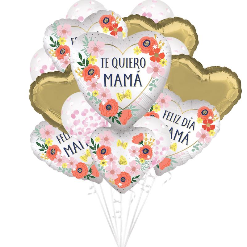 Mother’s Day | Te Quiero MamÁ Bloom Mother’s Day Foil & Latex Balloon Bouquet, 13Pc Holidays & Occasions Mother's Day