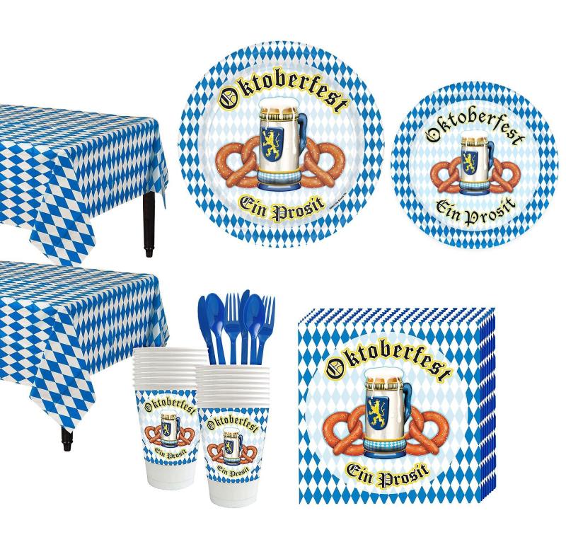 Oktoberfest | Oktoberfest Tableware Kit For 32 Holidays & Occasions Oktoberfest