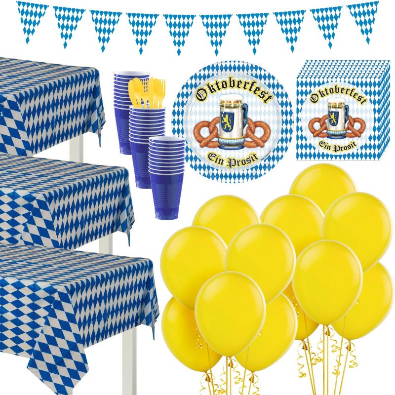 Oktoberfest | Oktoberfest Tableware Party Kit For 50 Guests Holidays & Occasions Oktoberfest