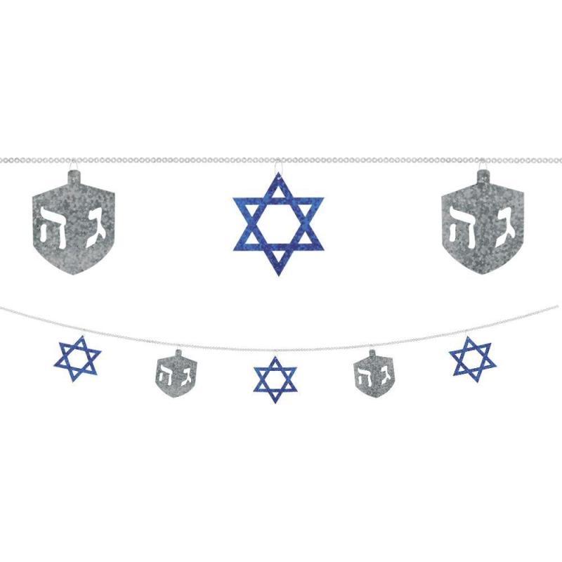 Passover | Star Of David & Dreidel String Garland Holidays & Occasions Passover