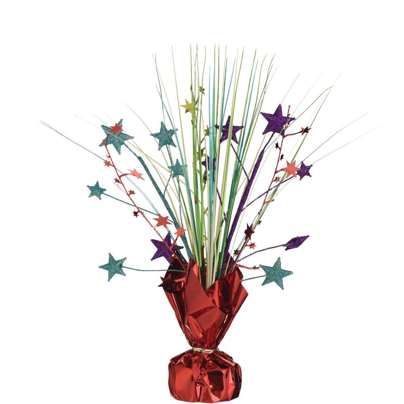 Pride | Metallic Rainbow Spray Centerpiece, 12In Holidays & Occasions