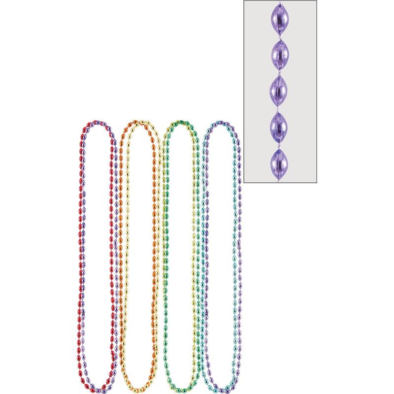 Pride | Multicolor Bead Necklaces 8Ct Holidays & Occasions