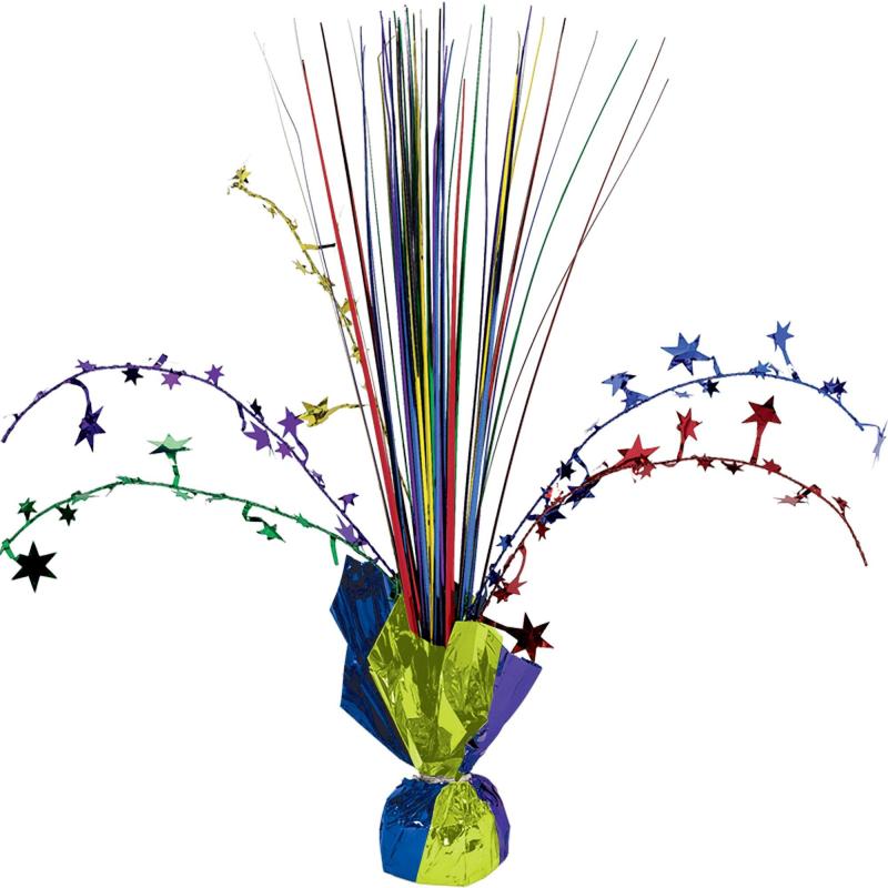 Pride | Multicolor Primary Spray Centerpiece, 12In Holidays & Occasions