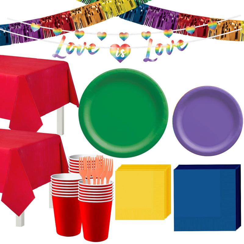 Pride | Pride Tableware Kit For 32 Guests Holidays & Occasions