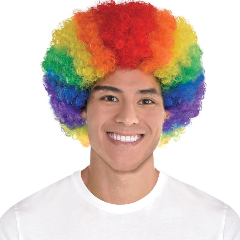 Pride | Rainbow Curly Wig Holidays & Occasions