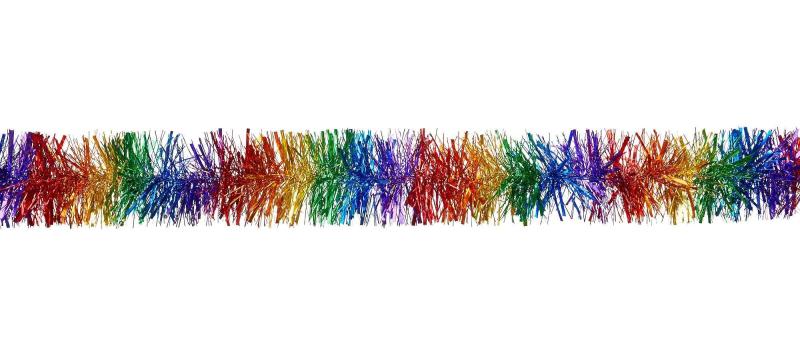 Pride | Rainbow Fringe Tinsel Garland Holidays & Occasions