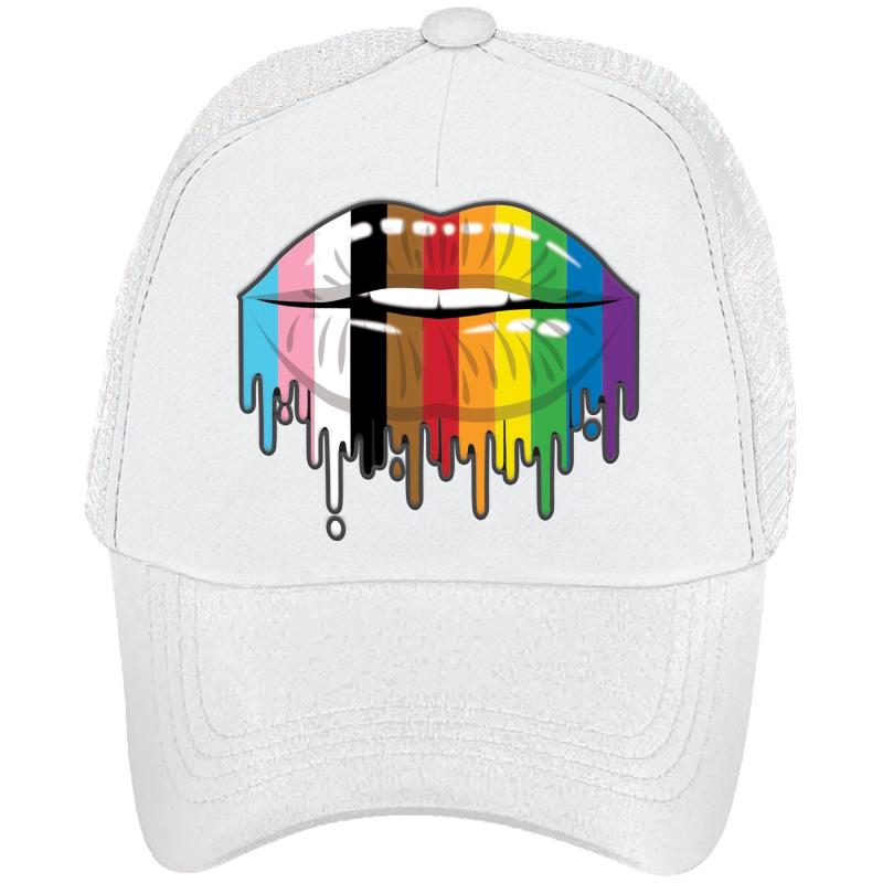 Pride | Rainbow Lgbtq Fabric & Plastic Baseball Hat, 7.5In X 5In Holidays & Occasions