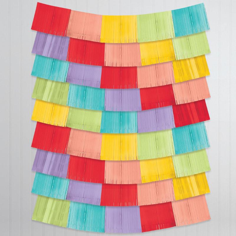 Pride | Rainbow Multicolor Fringe Banners, 60In, 9Ct Holidays & Occasions