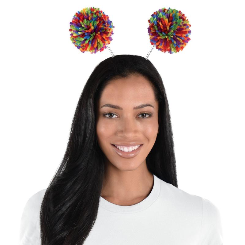 Pride | Rainbow Pom-Pom Head Bopper Holidays & Occasions