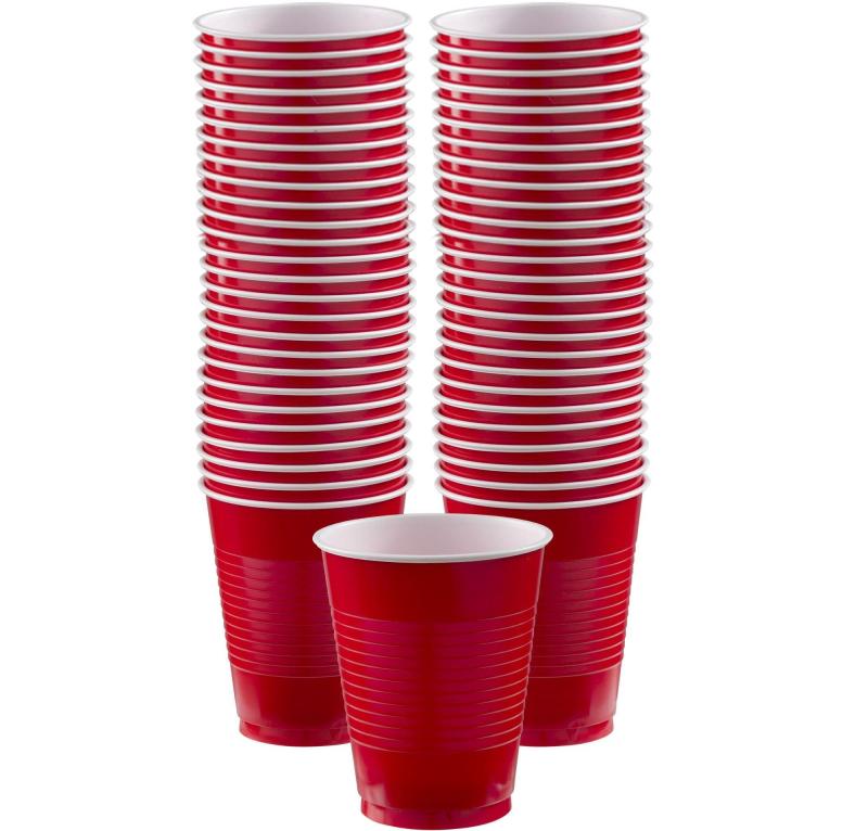 Pride | Red Plastic Cups, 16Oz, 50Ct Holidays & Occasions