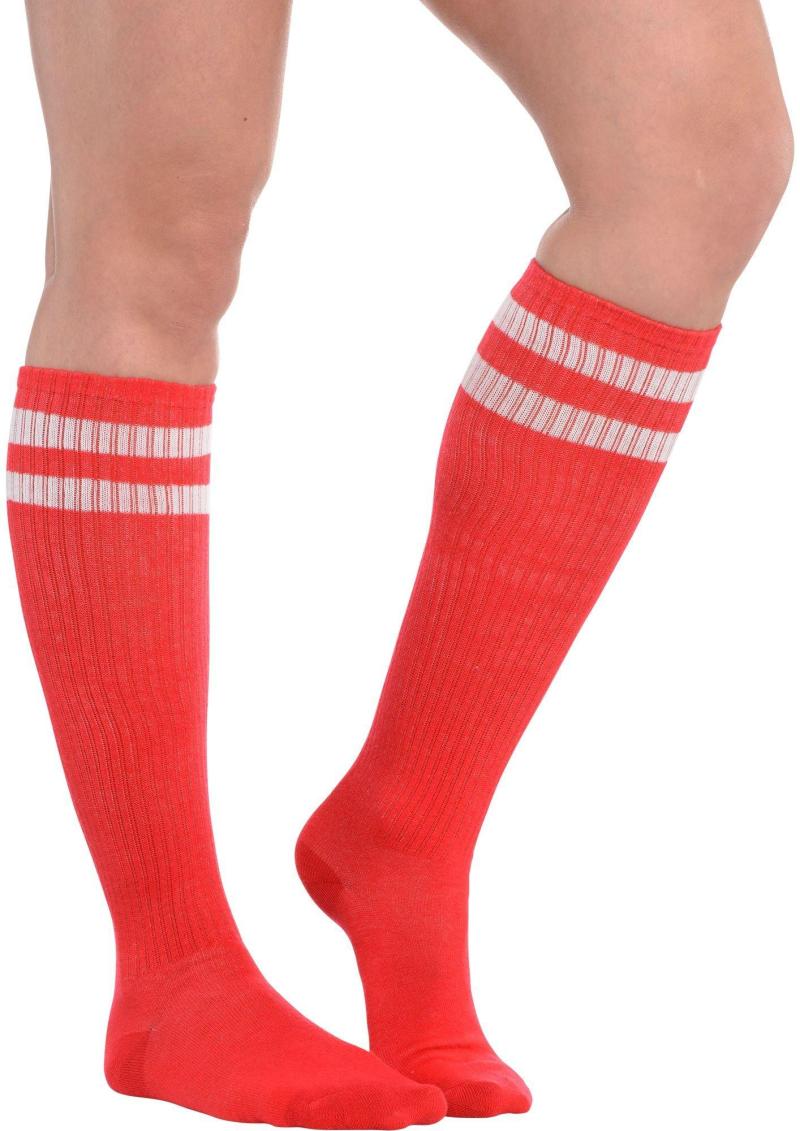 Pride | Red Stripe Athletic Knee-High Socks Holidays & Occasions