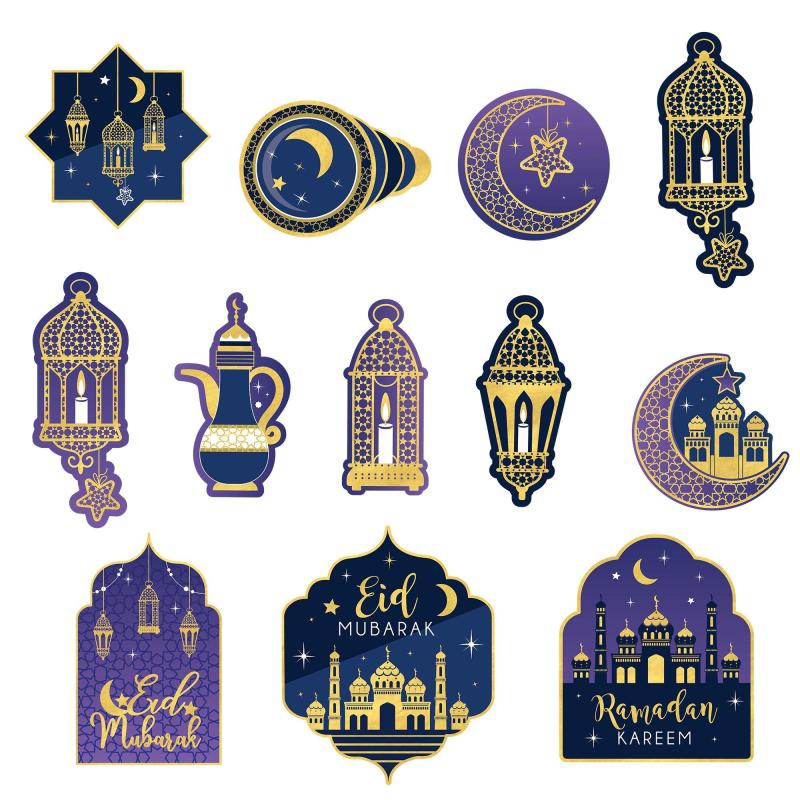 Ramadan | Eid Cardstock Cutouts, 12Ct Holidays & Occasions Ramadan