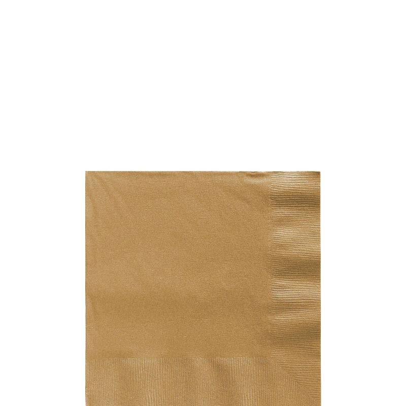 Ramadan | Gold Paper Beverage Napkins, 5In, 40Ct Holidays & Occasions Ramadan