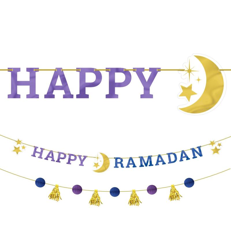 Ramadan | Ramadan Letter Banner With Mini Banner Holidays & Occasions Ramadan