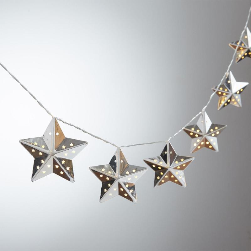 Ramadan | Silver Star Led String Lights Holidays & Occasions Ramadan