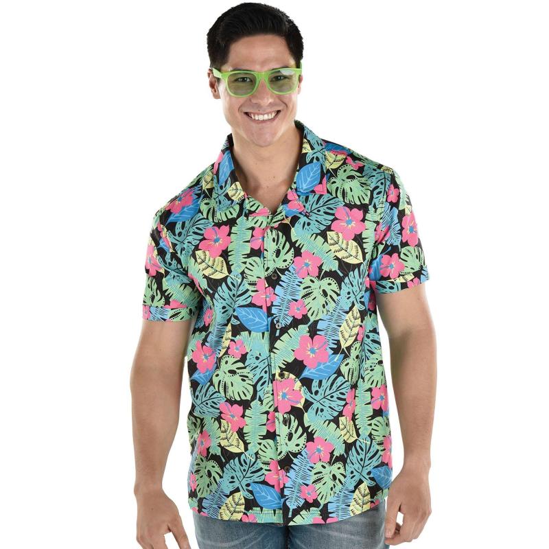 Summer | Adult Glow-In-The-Dark Summer Hawaiian Shirt Holidays & Occasions Summer