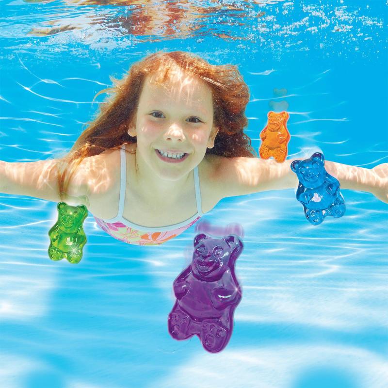 Summer | Banzai Gummy Buddies Gummy Bear Dive Toys, 4Ct Holidays & Occasions Summer