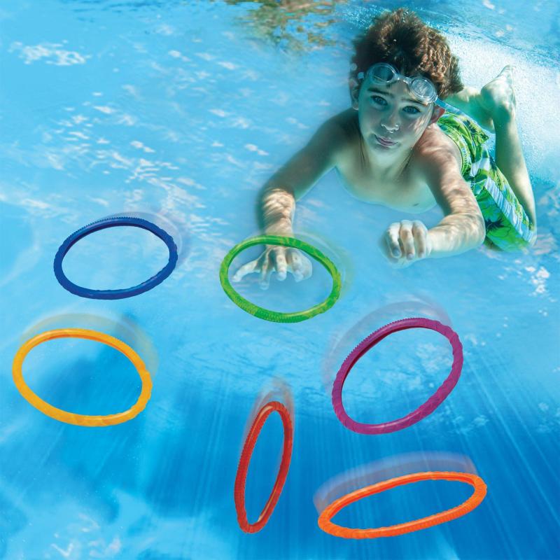 Summer | Banzai Pool Time Rainbow Dive Rings, 6Ct Holidays & Occasions Summer