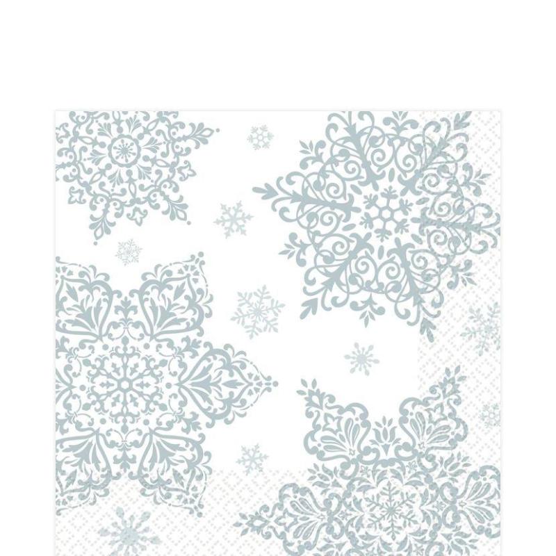 Winter | Shining Season Lunch Napkins 125Ct Holidays & Occasions Winter