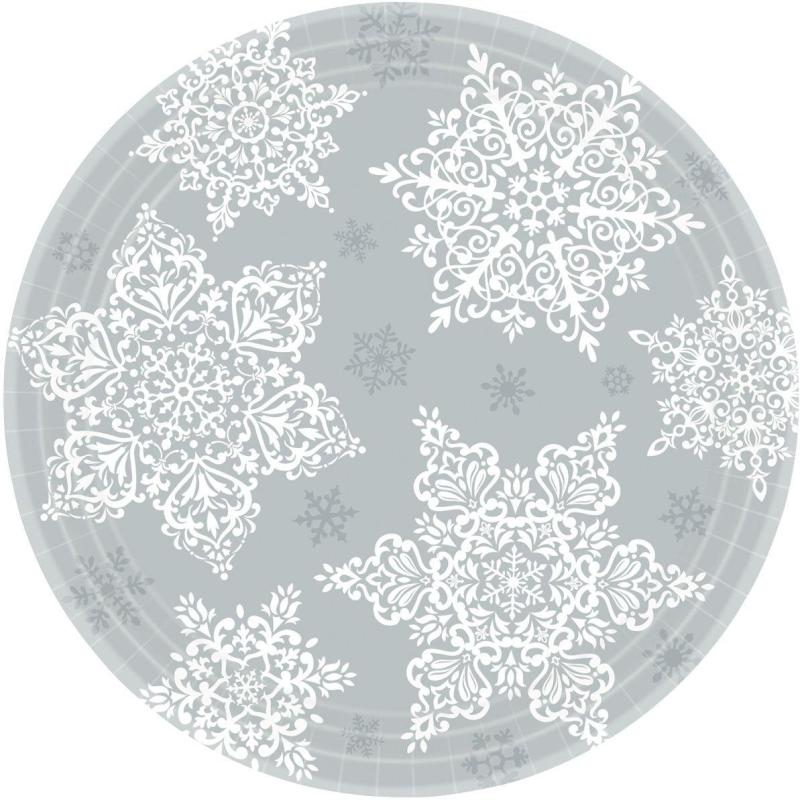 Winter | Shining Season Lunch Plates 60Ct Holidays & Occasions Winter