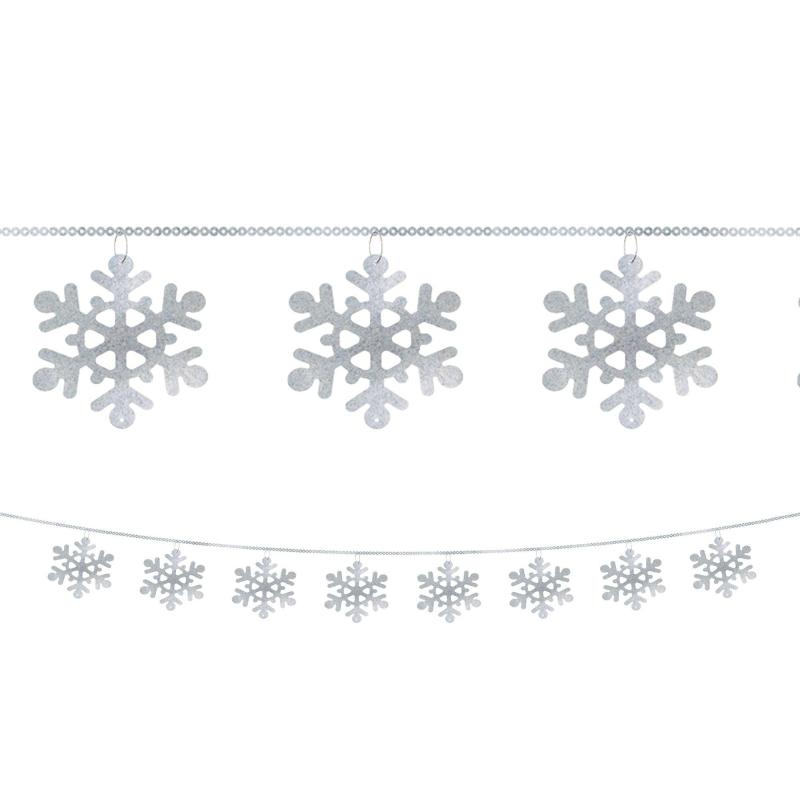 Winter | Snowflake String Garland Holidays & Occasions Winter