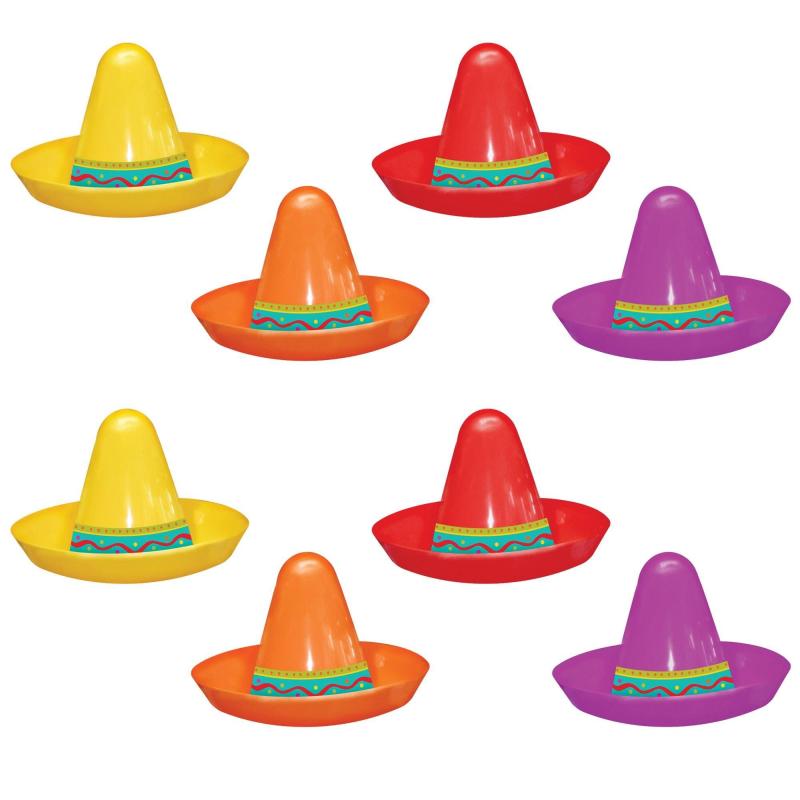 Cinco de Mayo | Fiesta Mini Sombreros 8Ct Cinco de Mayo Cinco de Mayo