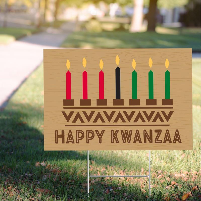 Kwanzaa | Kwanzaa Yard Sign Holidays & Occasions Kwanzaa