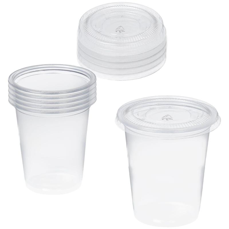 Cinco de Mayo | Clear Plastic Portion Cups With Lids, 1.5Oz, 150Ct Cinco de Mayo Cinco de Mayo