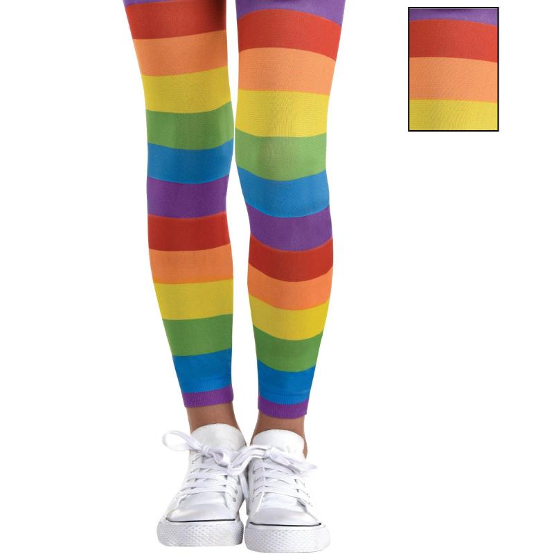 Pride | Child Rainbow Footless Tights Holidays & Occasions